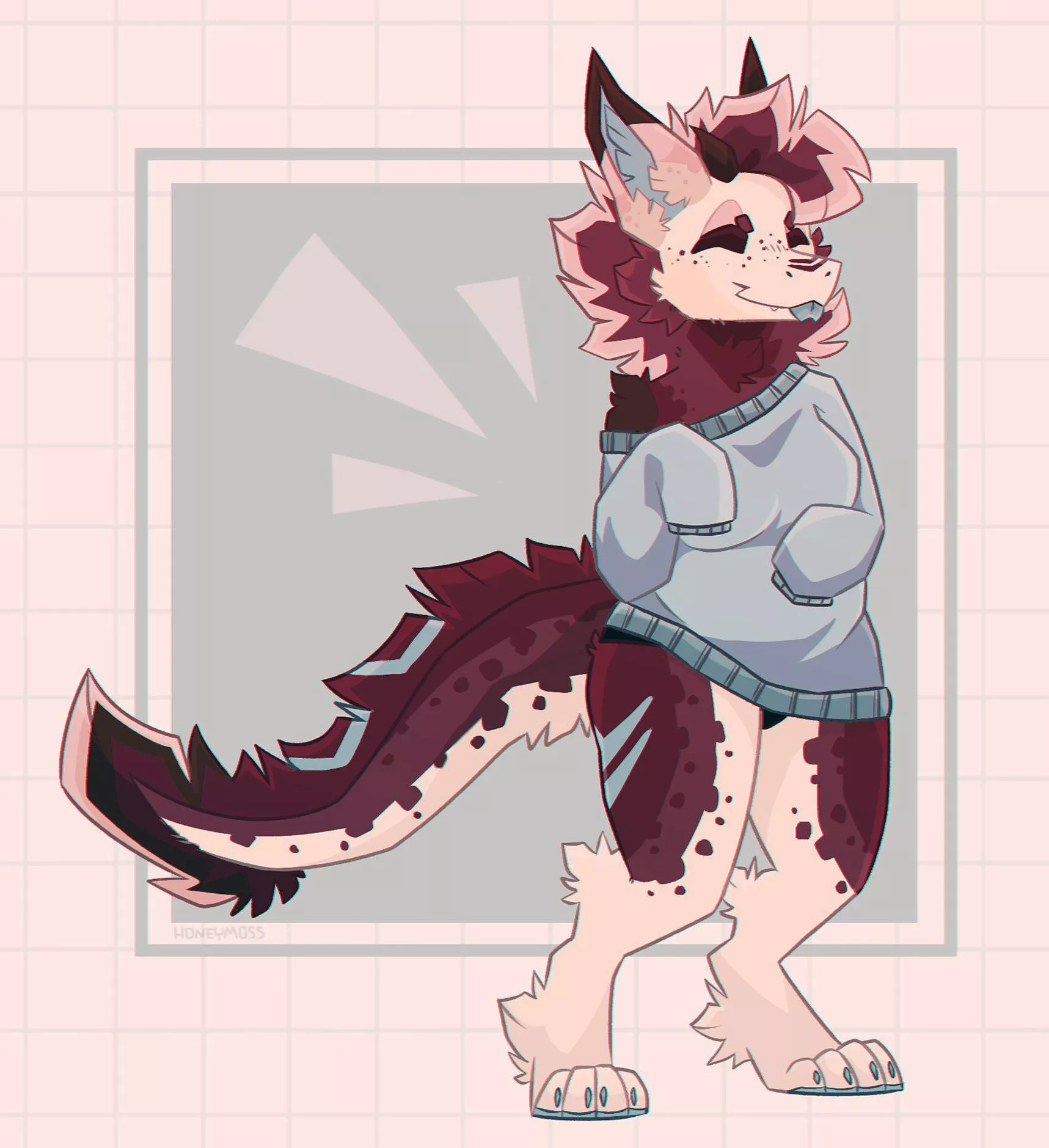 Comfy [art by me] [@honeymoss_ on twitter]