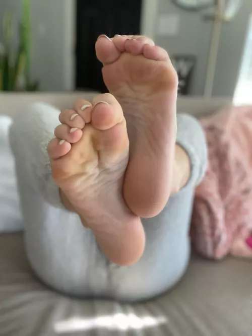 Could I convince you to come cuddle and rub my feet?