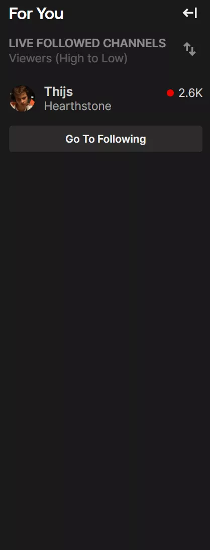 Did Twitch just stop showing offline followed channels or?