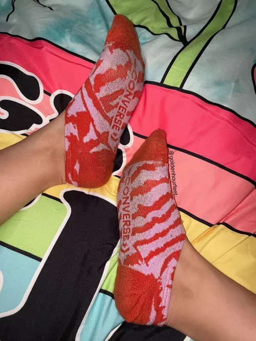 Do you like the color of My socks? ❤️‍🔥