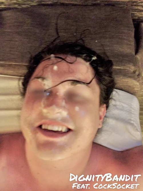 From the archives: CockSocket enjoying her reward.