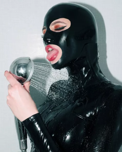 Have you ever showered in latex?