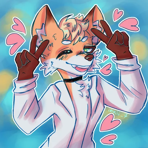 Hello, I made this gift for a donor in kofi and I wanted to show it <3 (art by me)