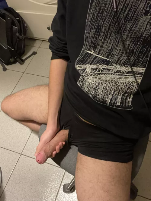 I love making it slip through my underwears