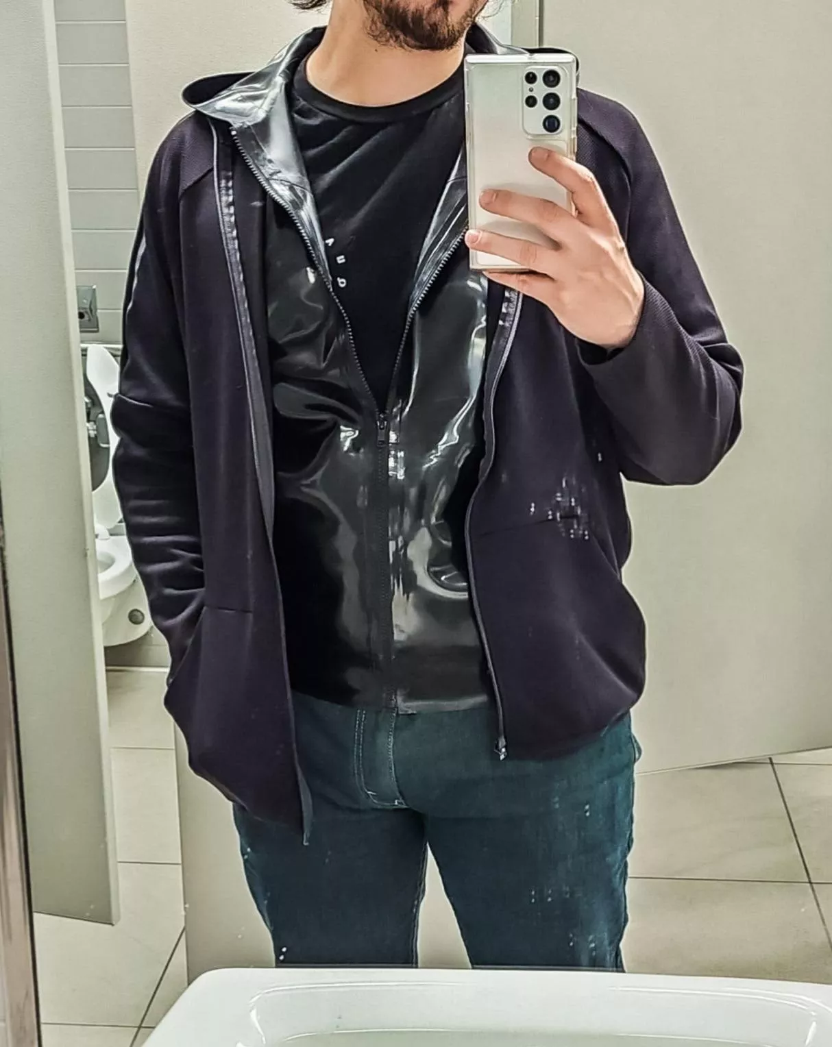 I will be wearing latex everyday I think from now on...