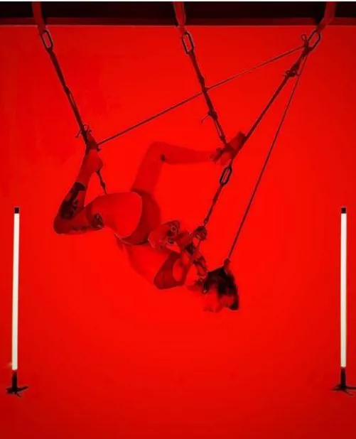 I'm a bit tied up at the moment 💙❤️ [f]