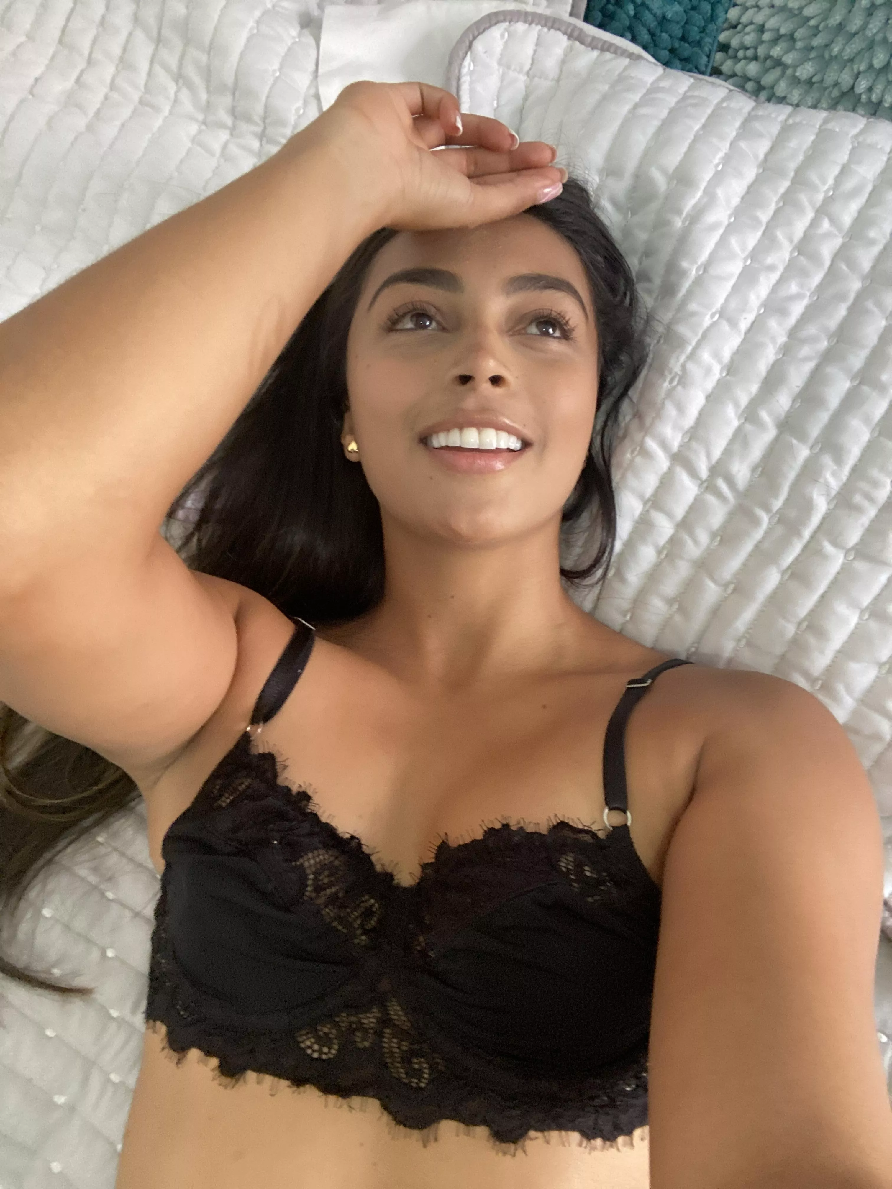 Imagine coming to your bedroom and nobody's around but me and you see me like this