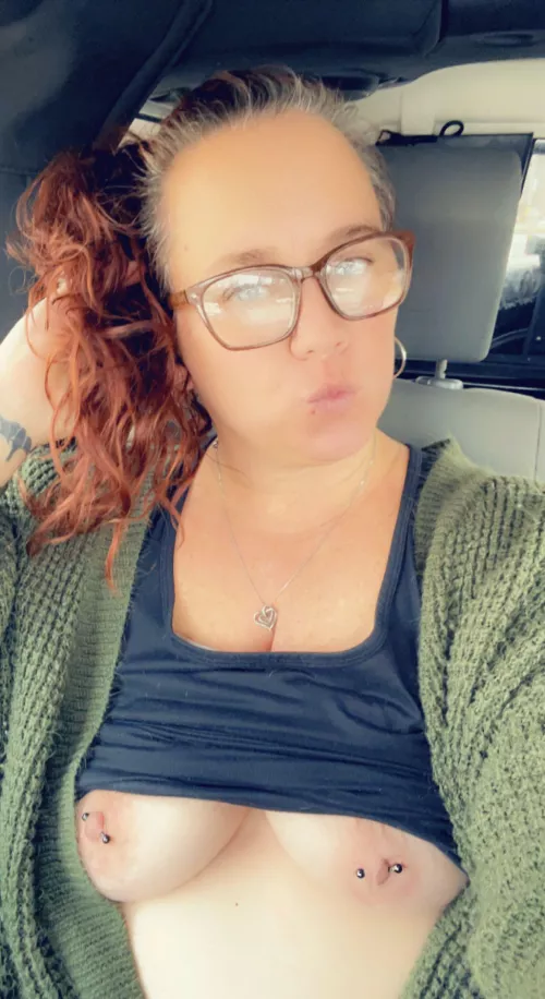 In the drive thru at lunch