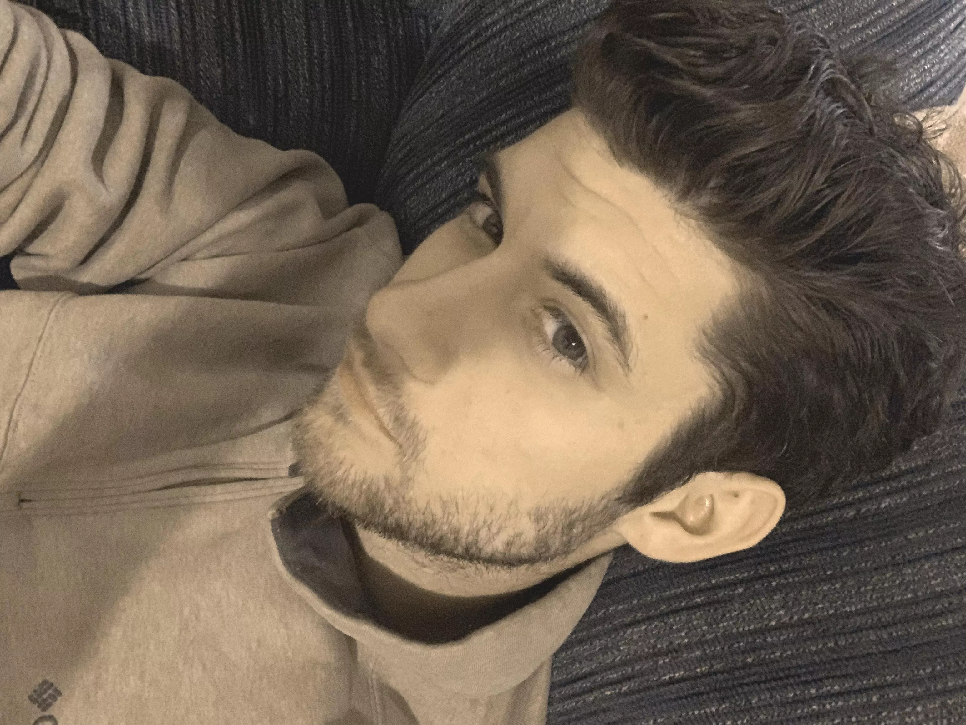 Lethargic selfie. Hey bros 🥴