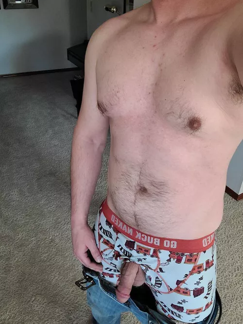 Let's get buck naked!