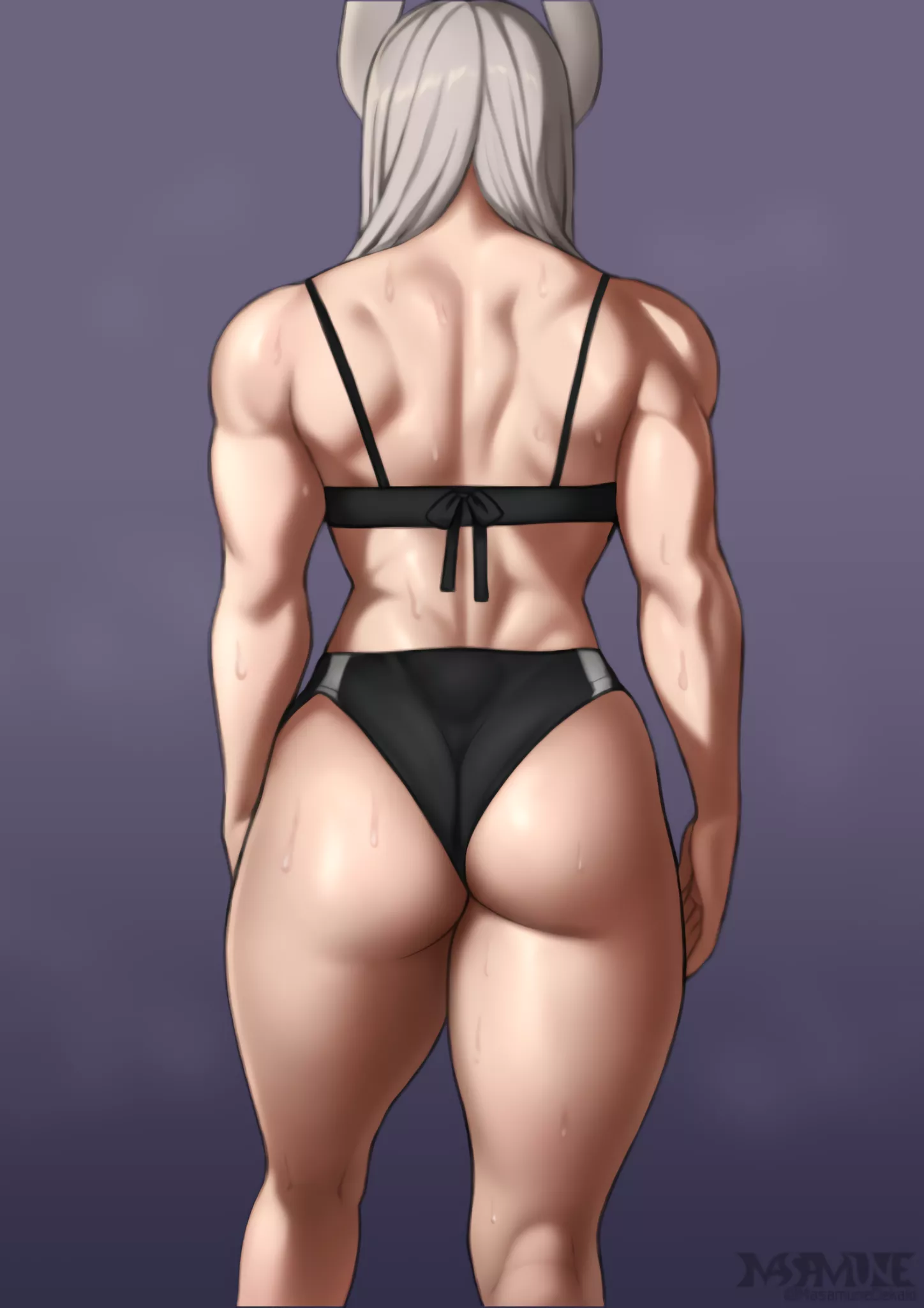 Miruko's back [Artist: MasamuneOekaki]