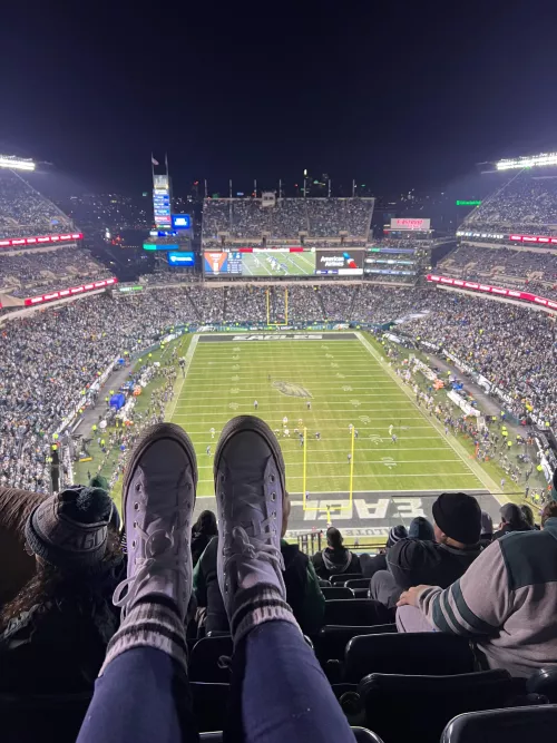 My first NFL game! 😝