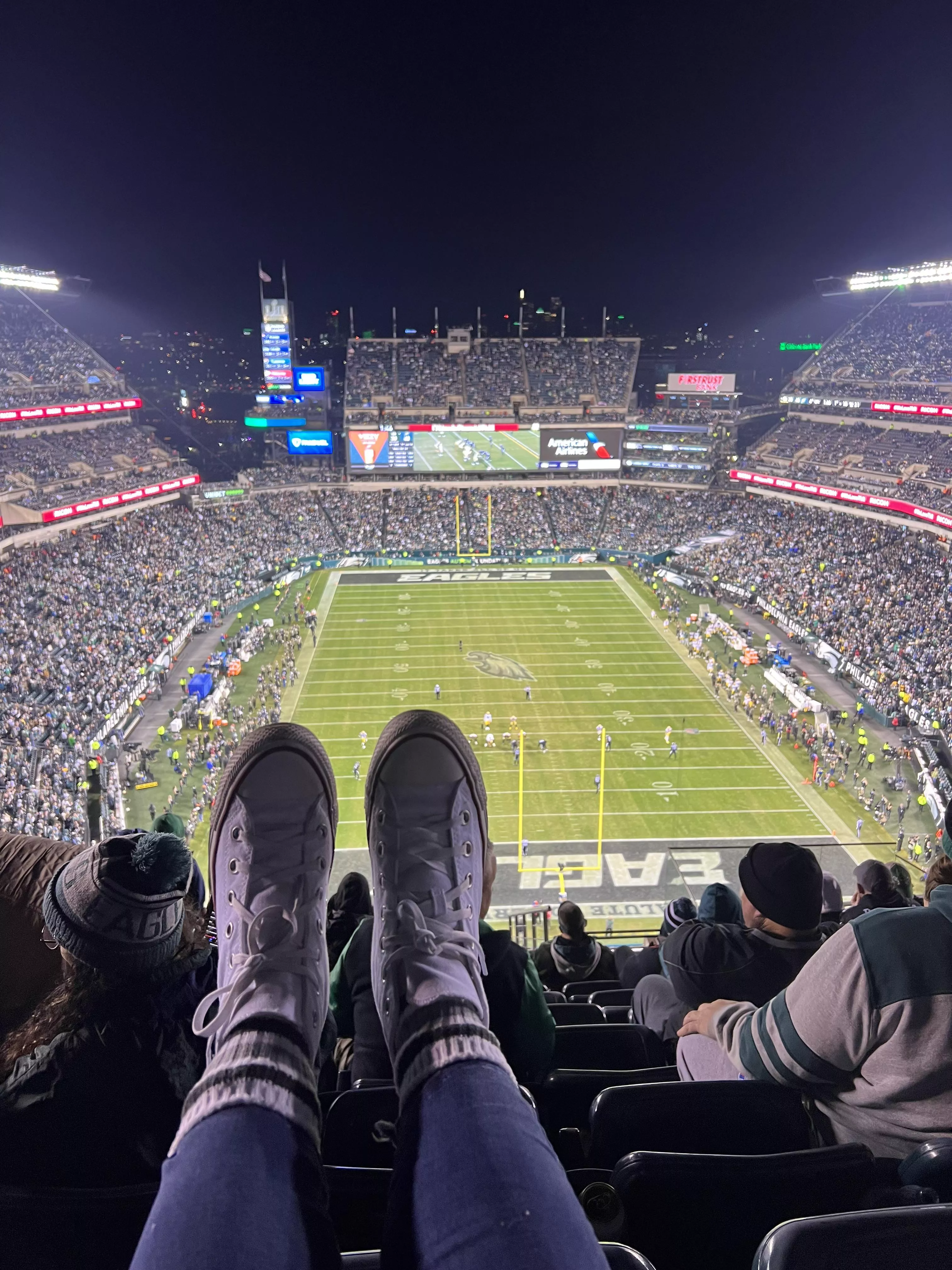 My first NFL game! 😝