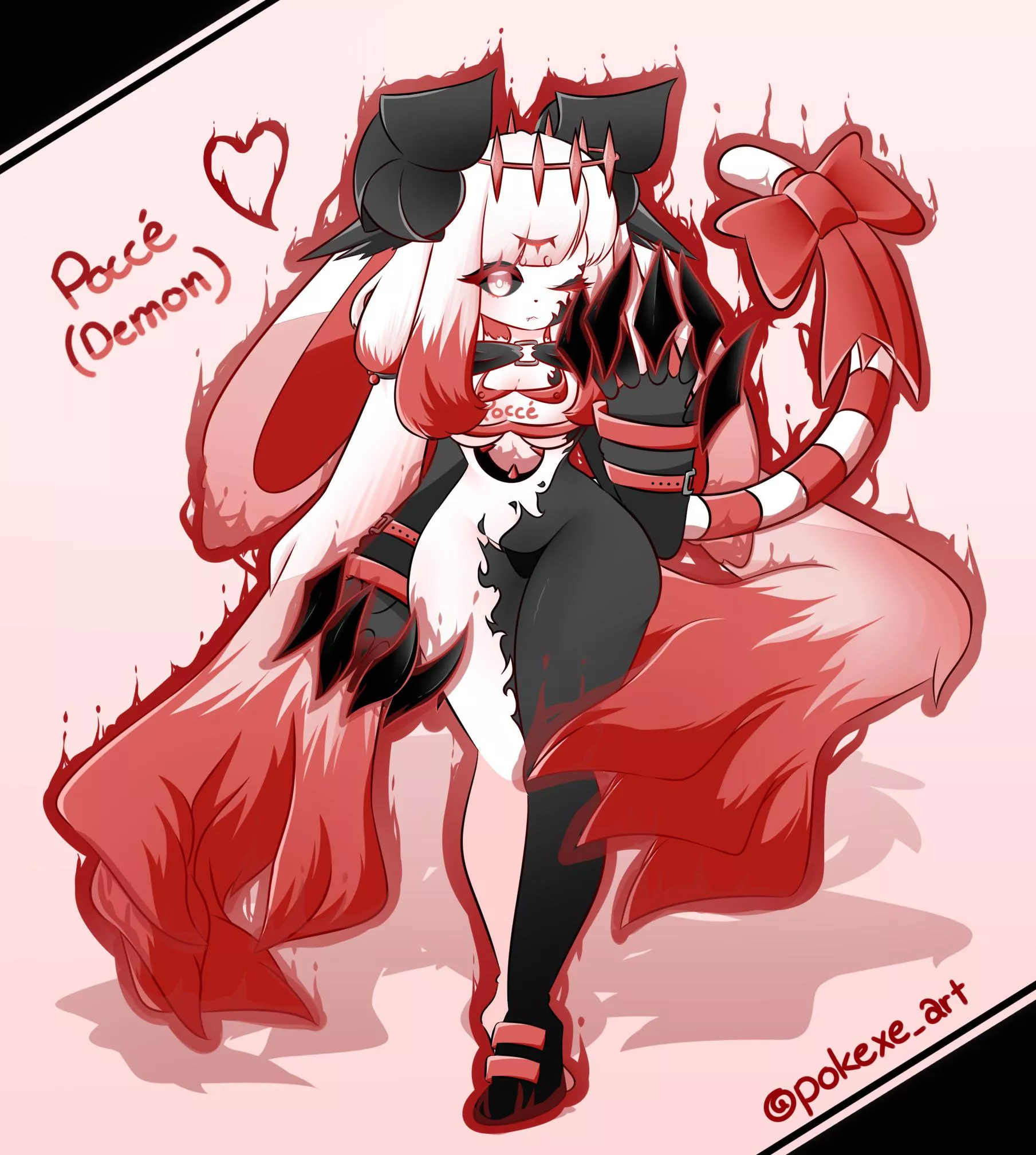 My Monster Girl Pocce (twitter: @Pokexe_art) [OC]