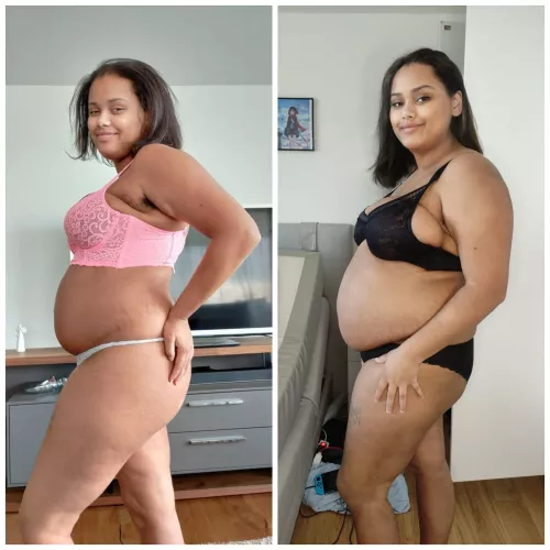 Not even a year ago😳🐷