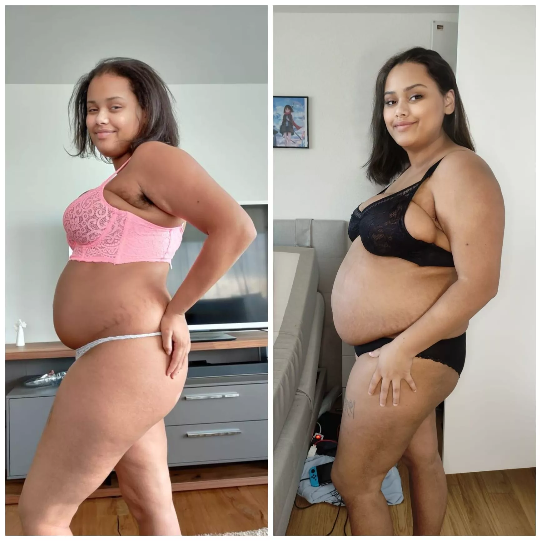 Not even a year ago😳🐷