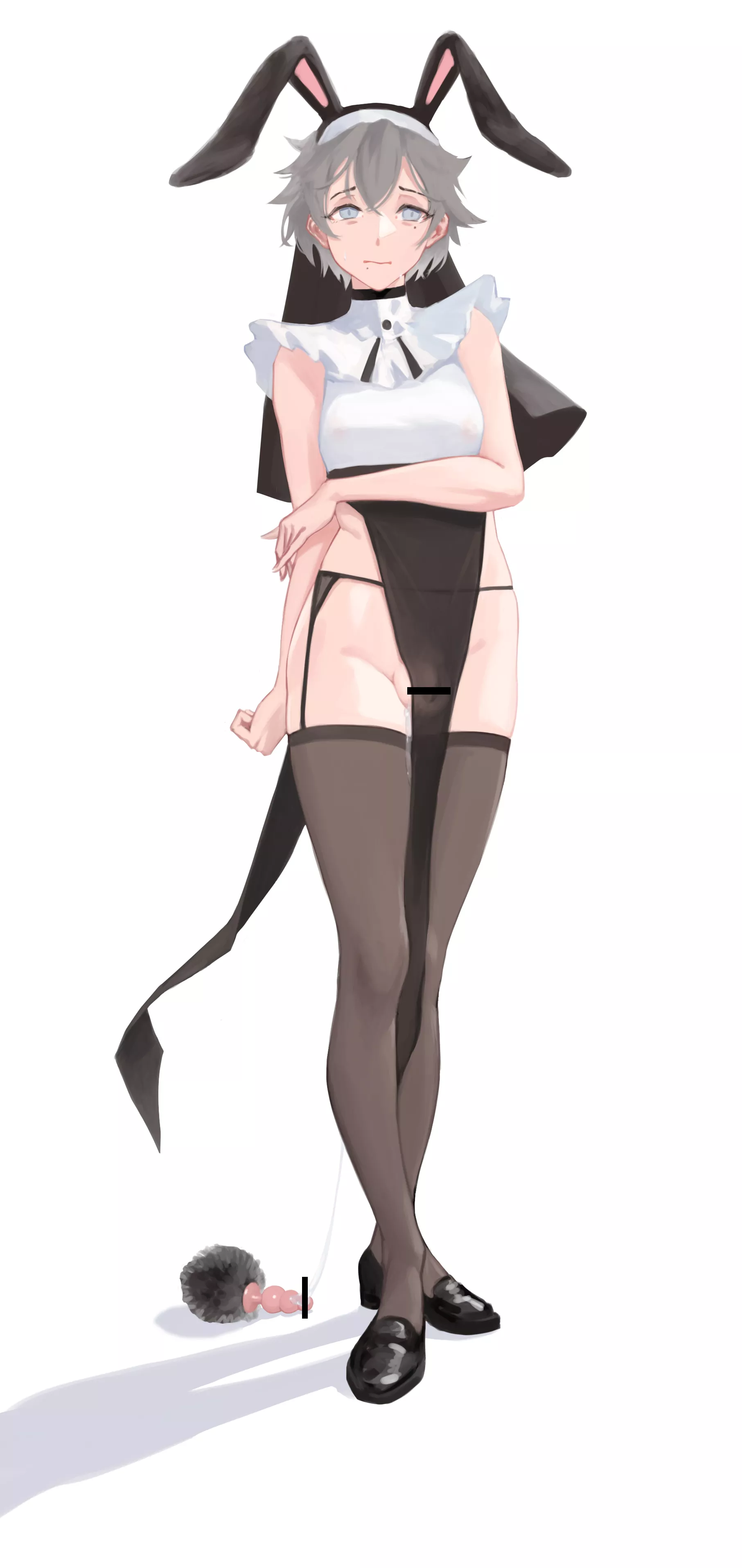 Oops, my tail plug fell out