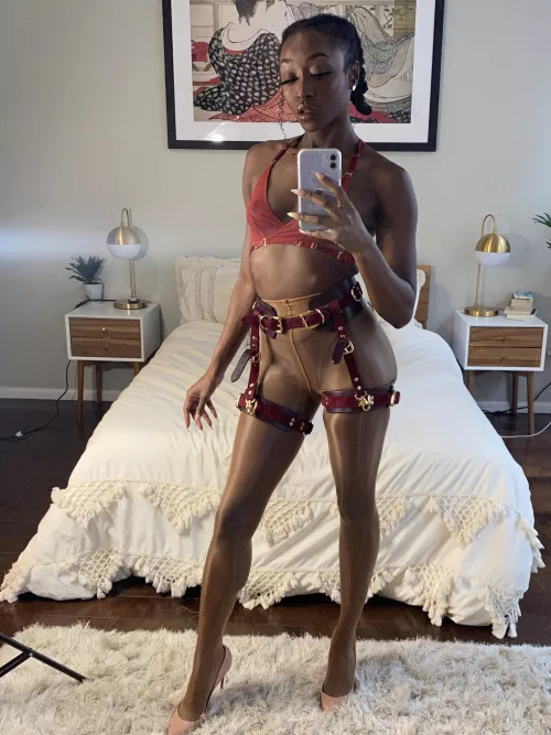 Pantyhose just pull a look together.