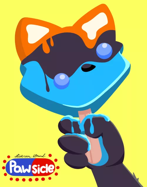 Pawpsicle! [Comm. art, by me]