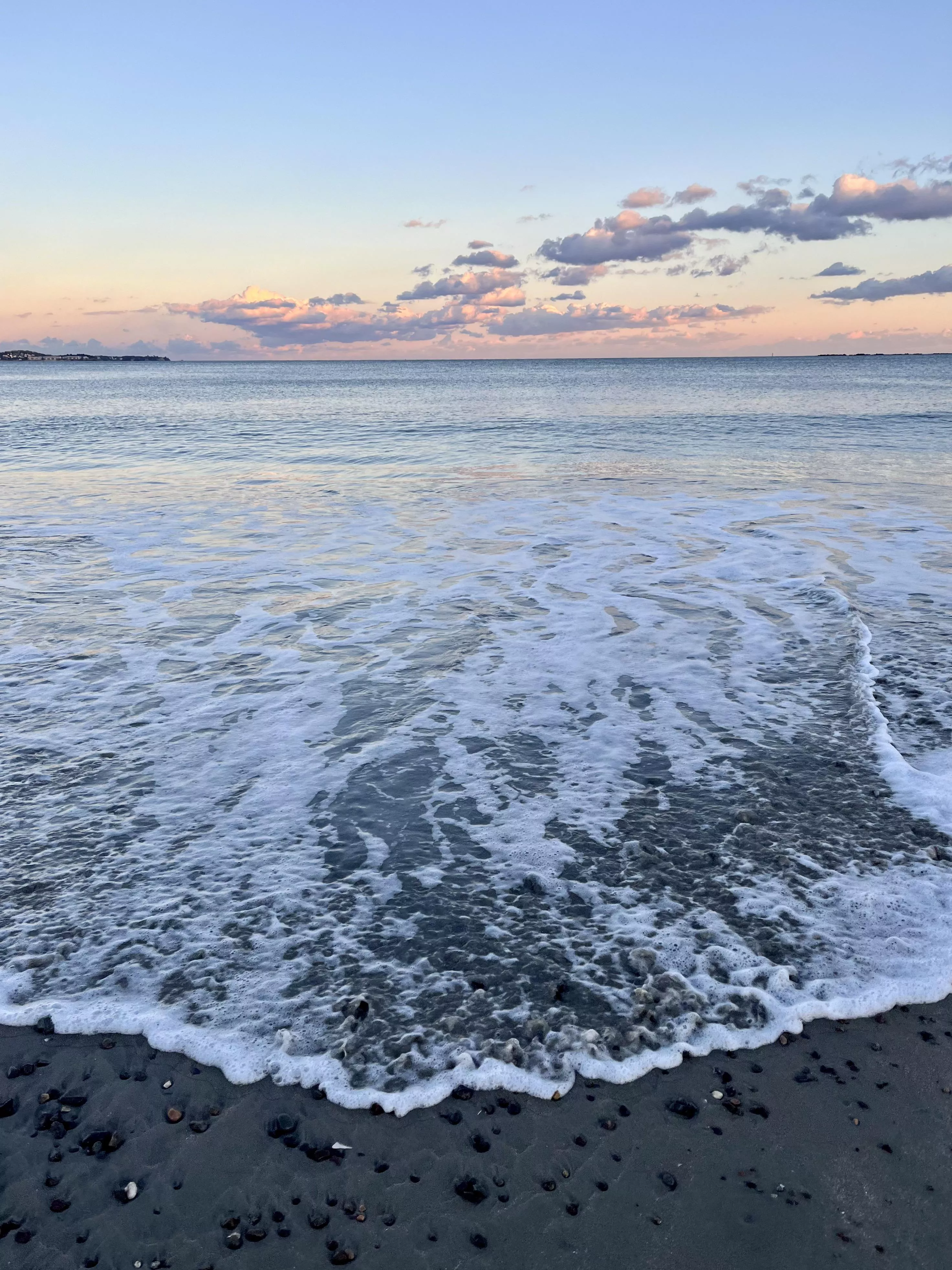 Revere Beach, MA. “When anxious, uneasy and bad thoughts come, I go to the sea, and the sea drowns them out with its great wide sounds, cleanses me with its noise, and imposes a rhythm upon everything in me that is bewildered and confused.” – Raine