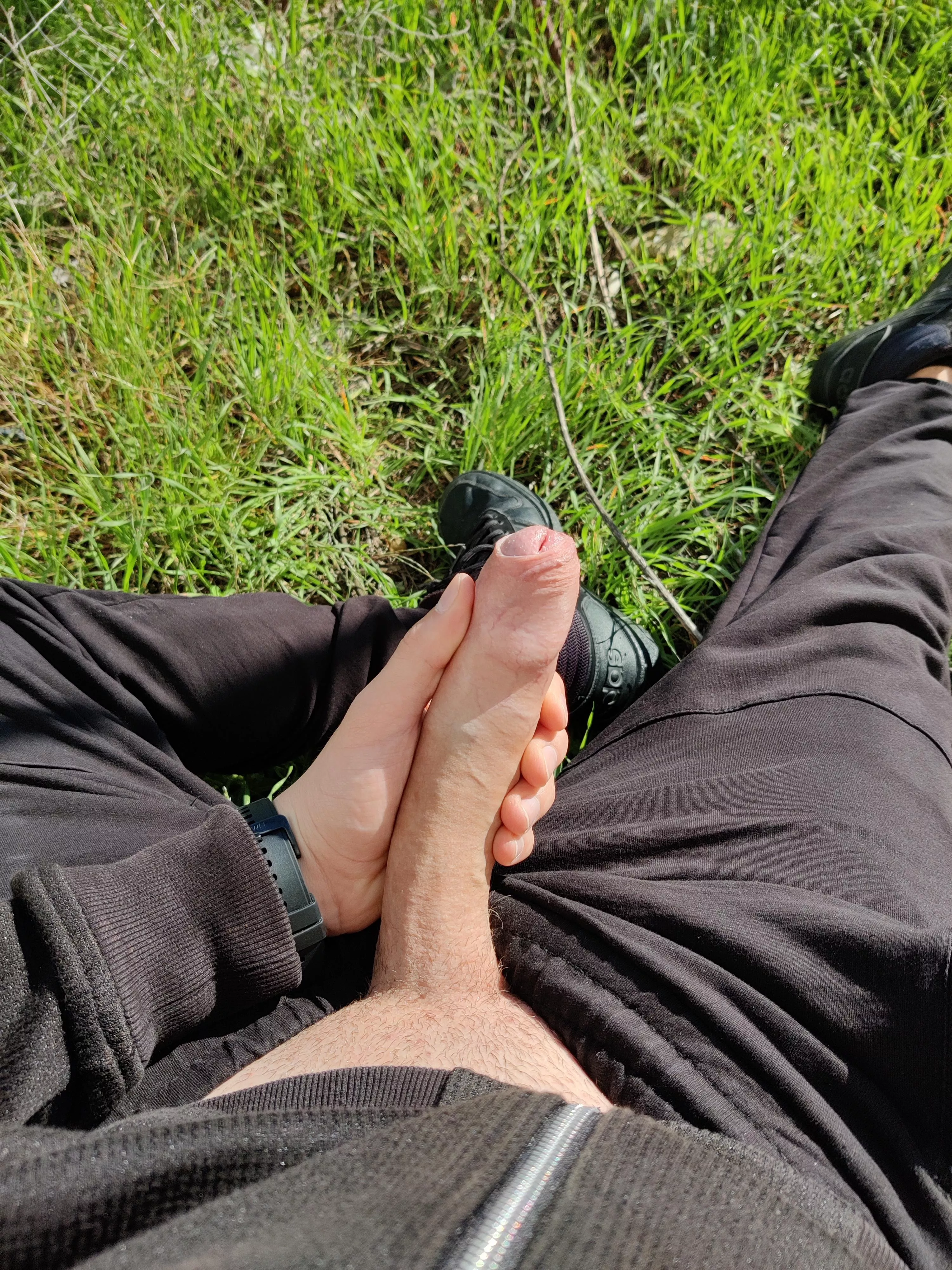 Risking to be seen outside