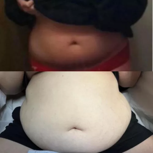 Someone made this comparison for me on Curvage and woah. What’s my secret? Double cheeseburgers and tacos.