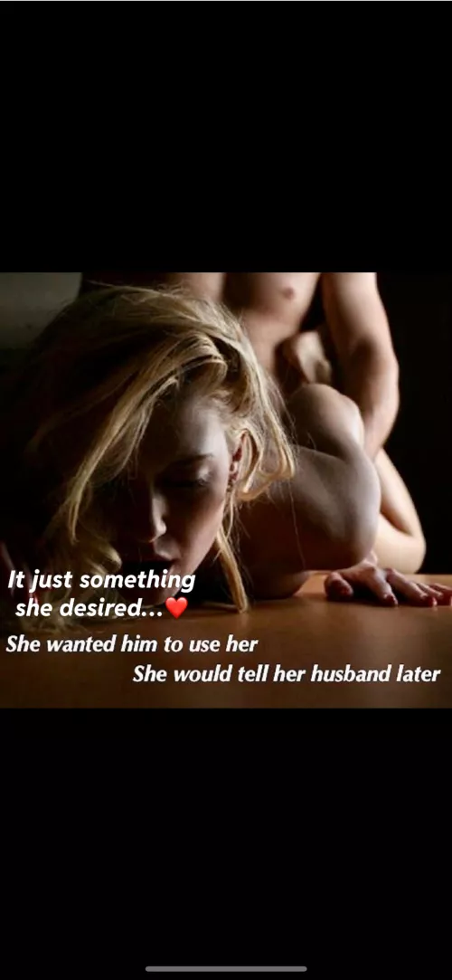 Something she desired