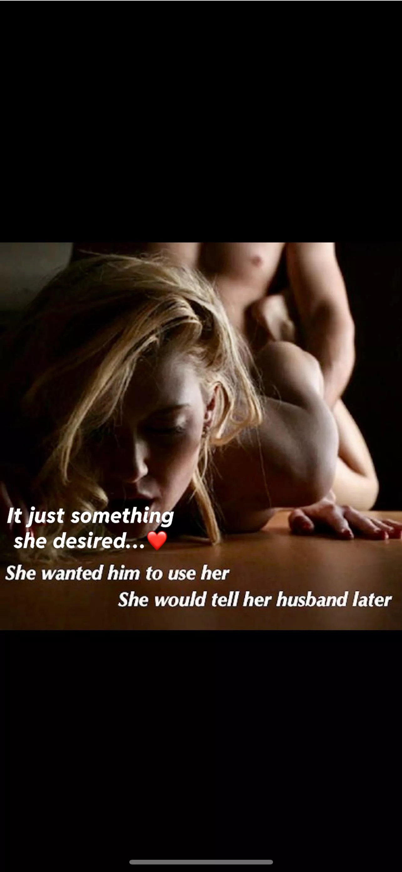 Something she desired