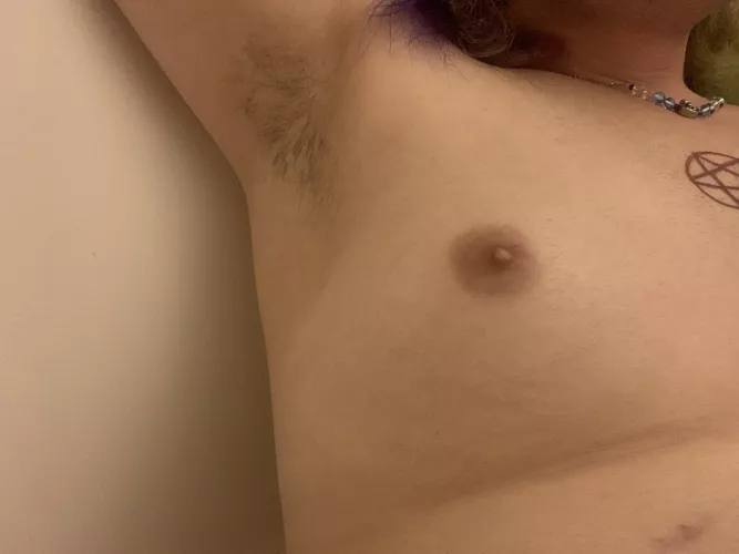 Sweaty after working in the kitchen all day