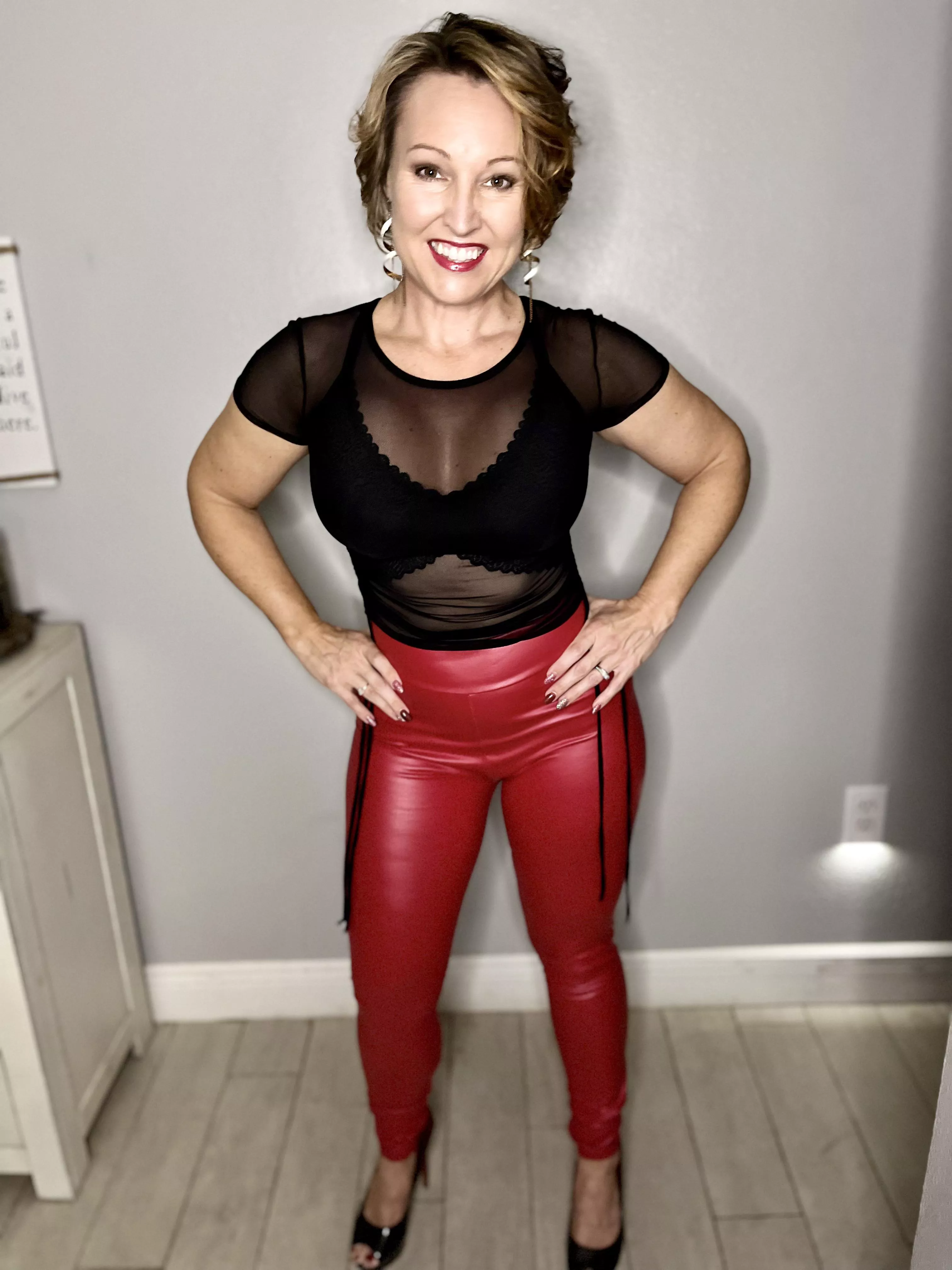 This teacher went dancing Saturday night!