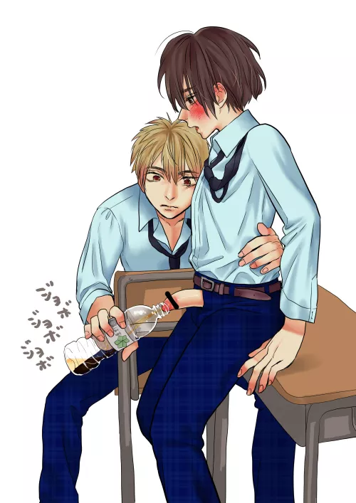 Water bottle pee challenge Tiktok version but NSFW