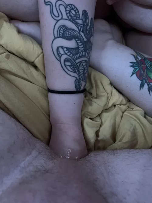 Wife fisted me for the first time