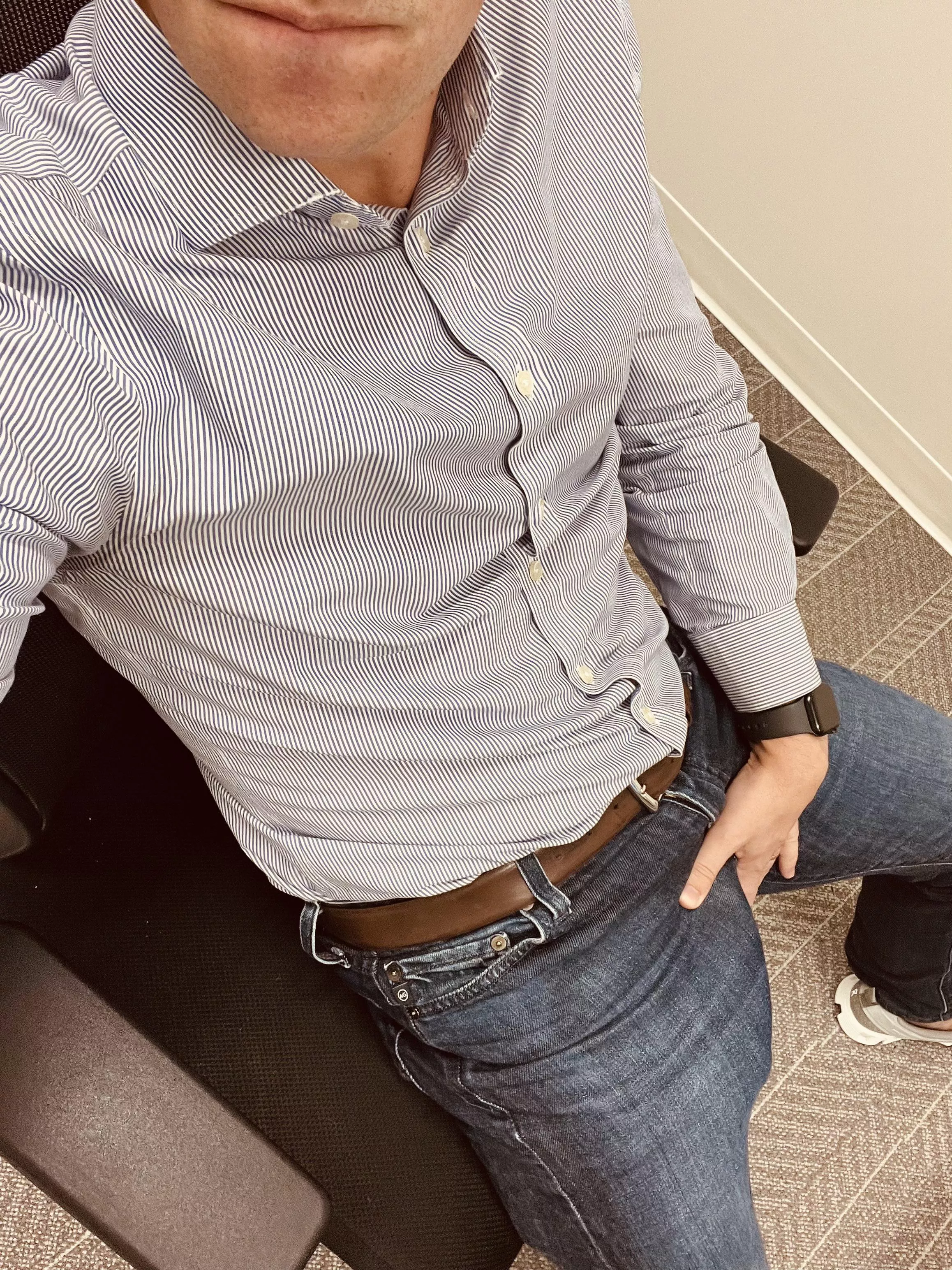 Wishing I could take these jeans off at work [35]