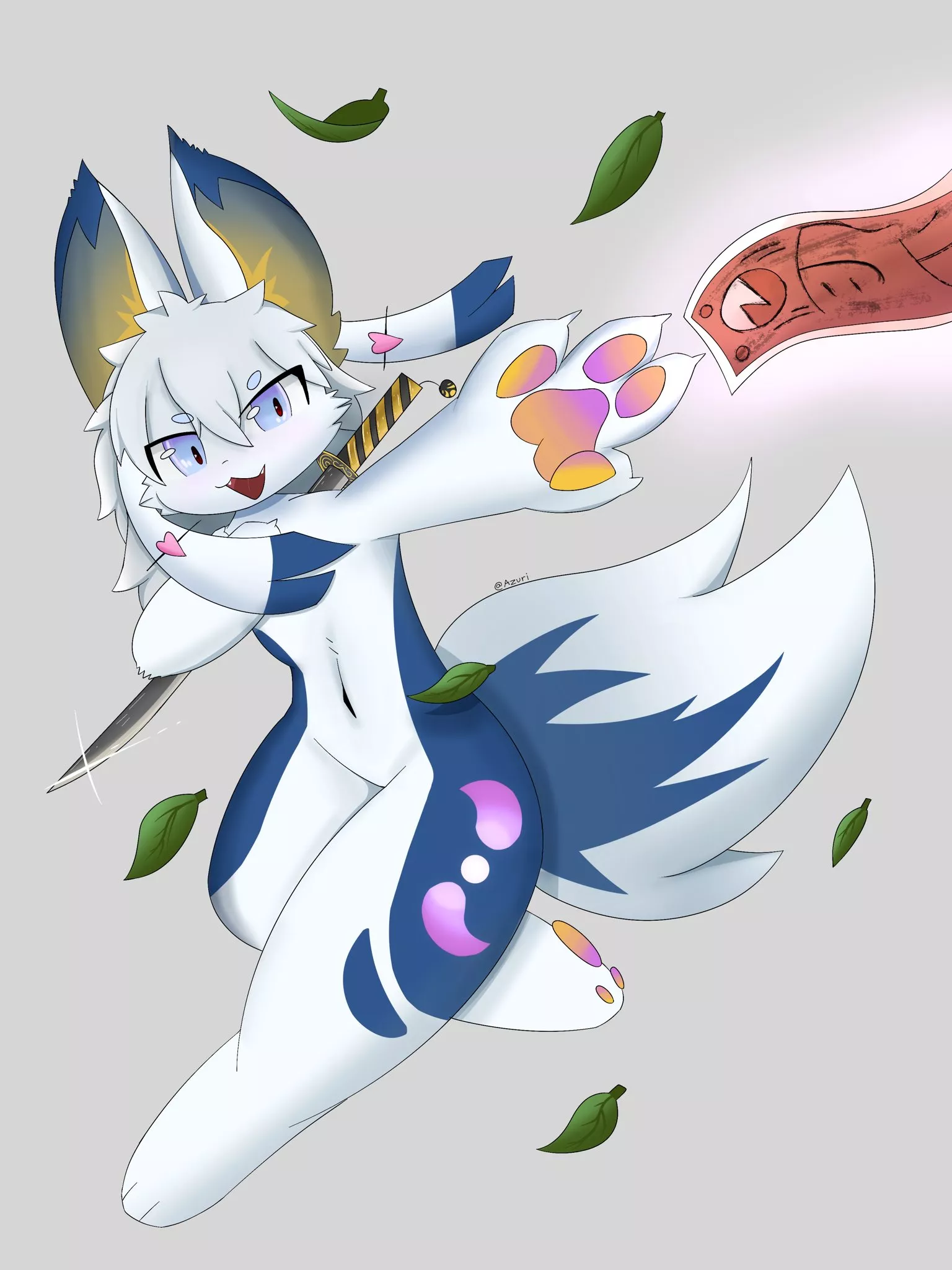 yeeting paper [ art by me ]