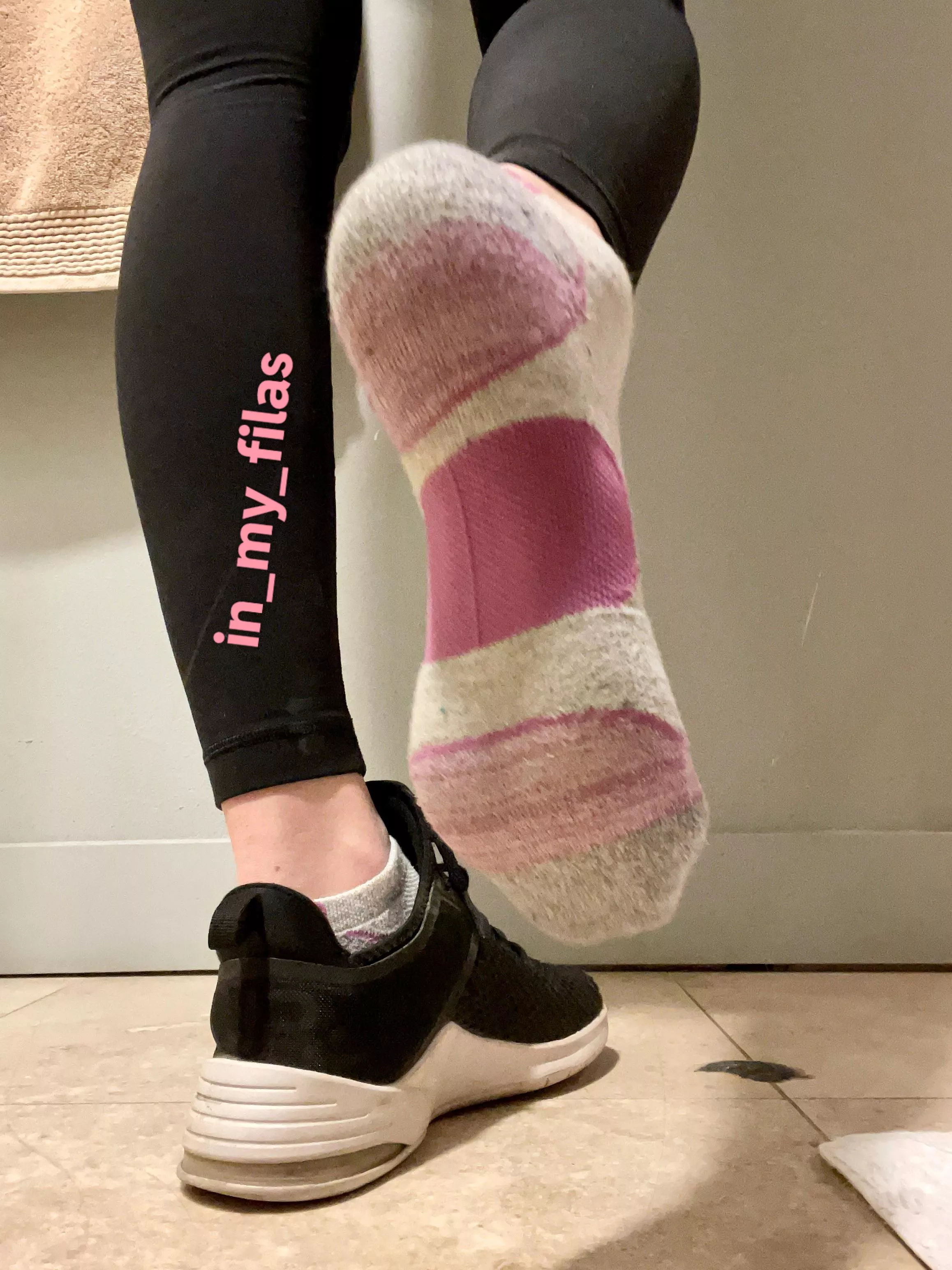 You can see the post hike sweat