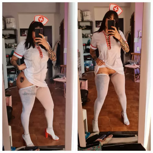 your naughty nurse is here papi