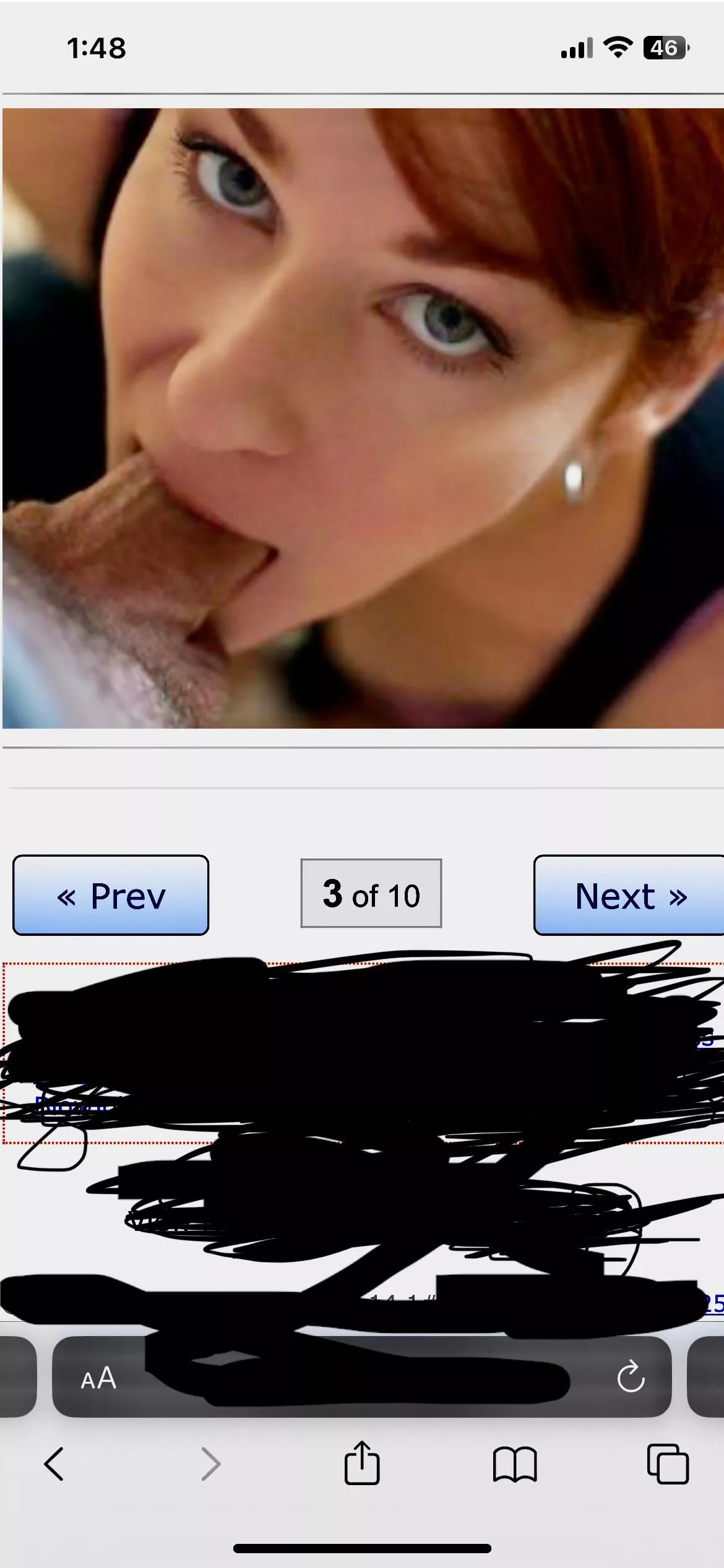 Anyone know who this redhead is