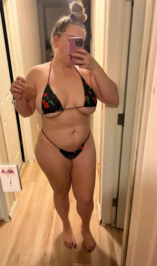 Can I smother you with my tits?