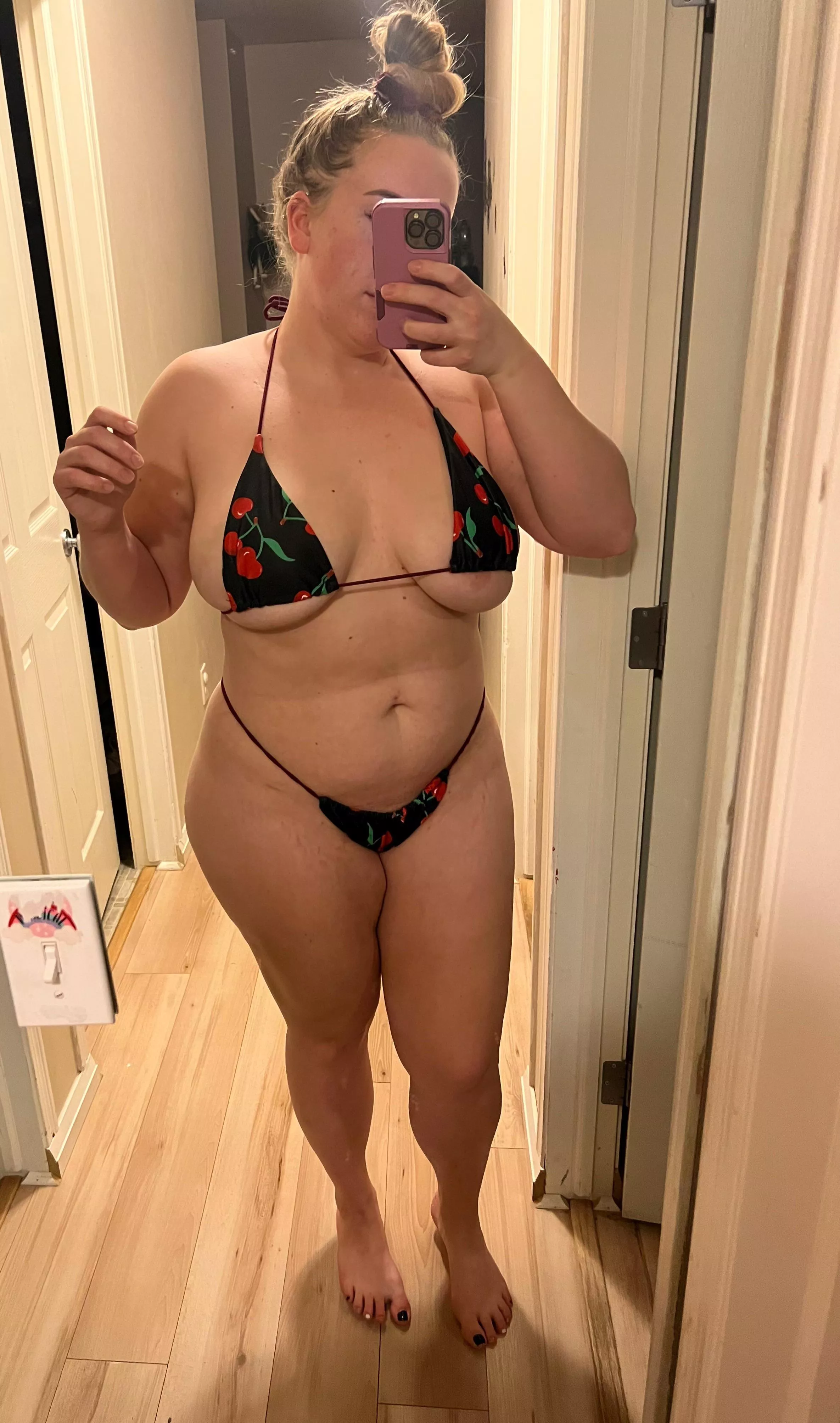 Can I smother you with my tits?