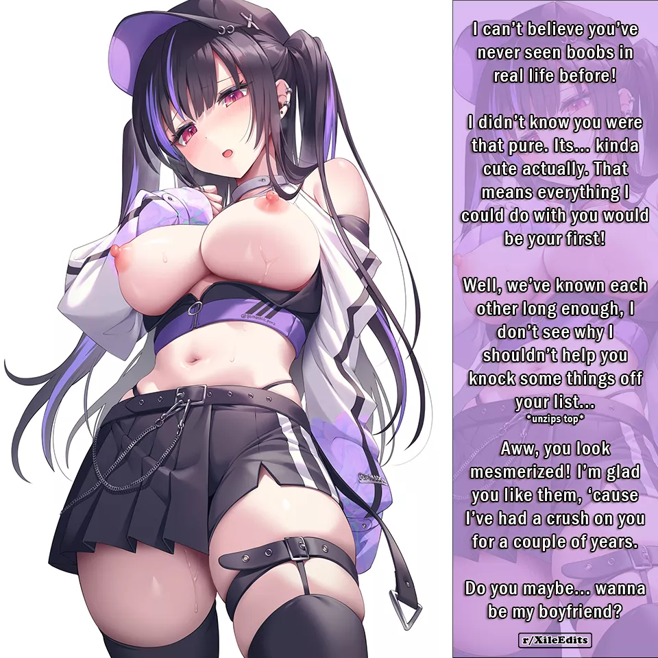 Childhood friend helping with your firsts! [Virgin POV][Innocent][Wholesome][Grunge girl?]