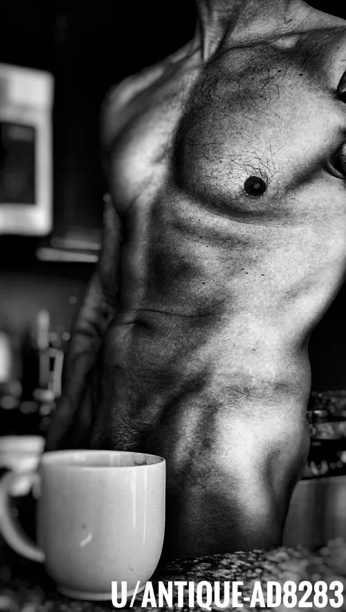 Coffee's up. How do you take yours?