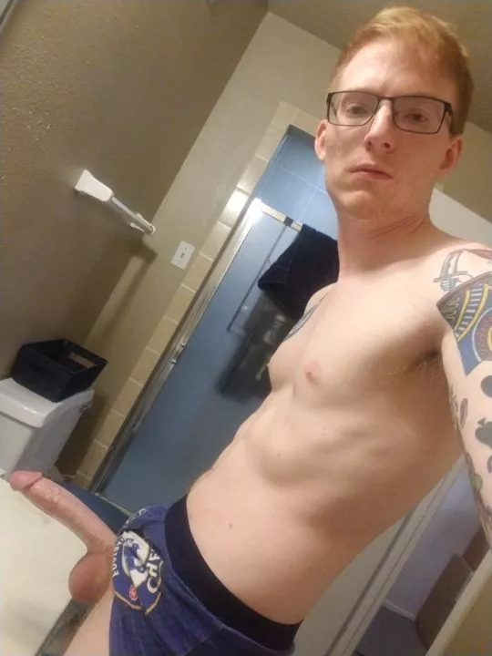 Feel like being bent over the bathroom counter and bred for hump day? 😈