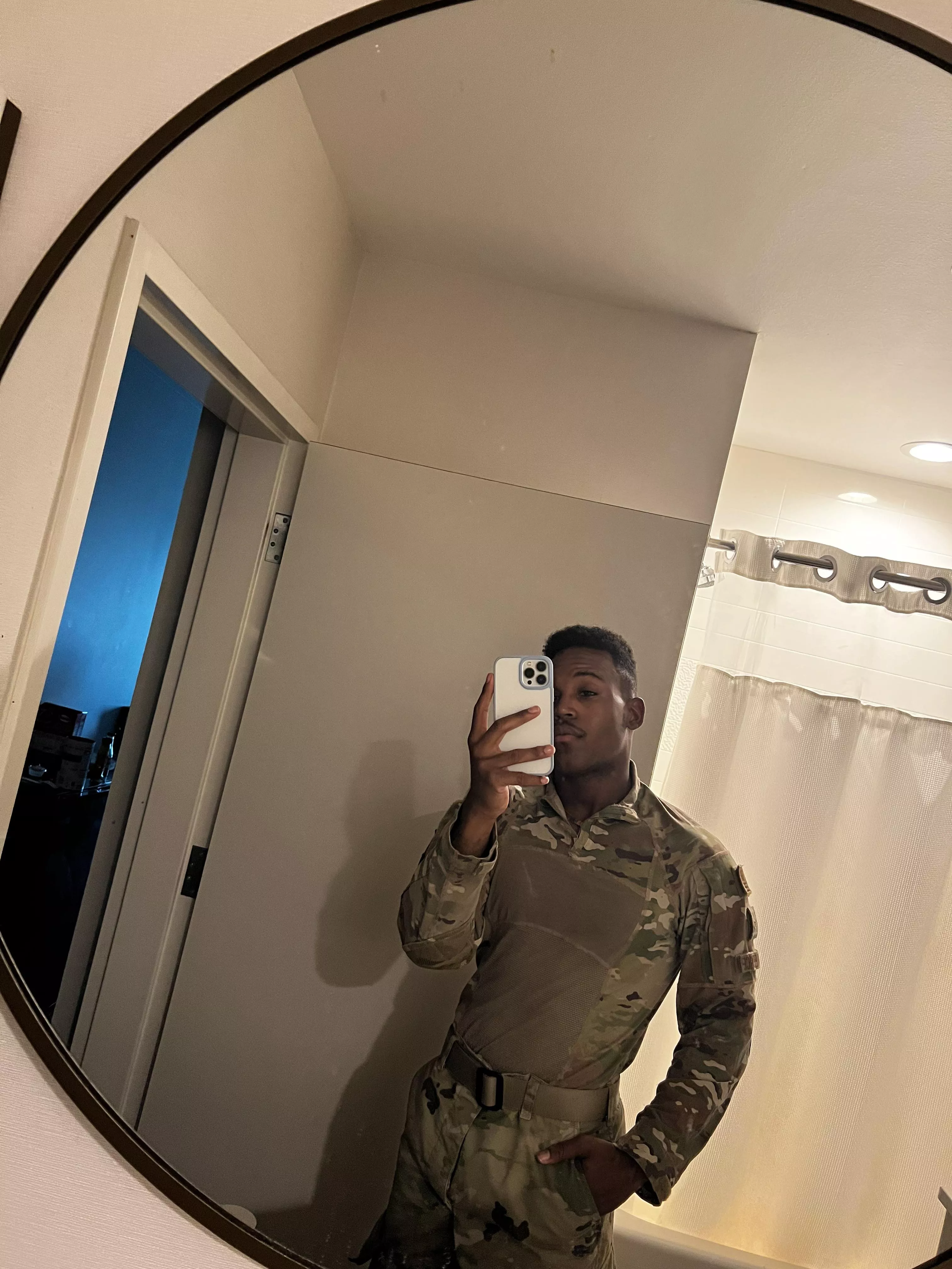 Feeling out my uniform