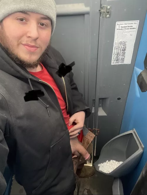 Find me on the job site with my cock out