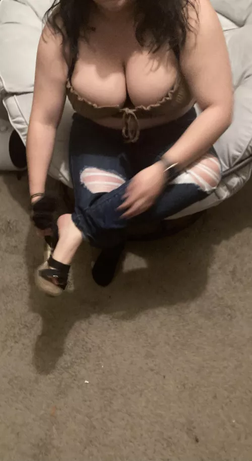 Got caught in the middle of changing