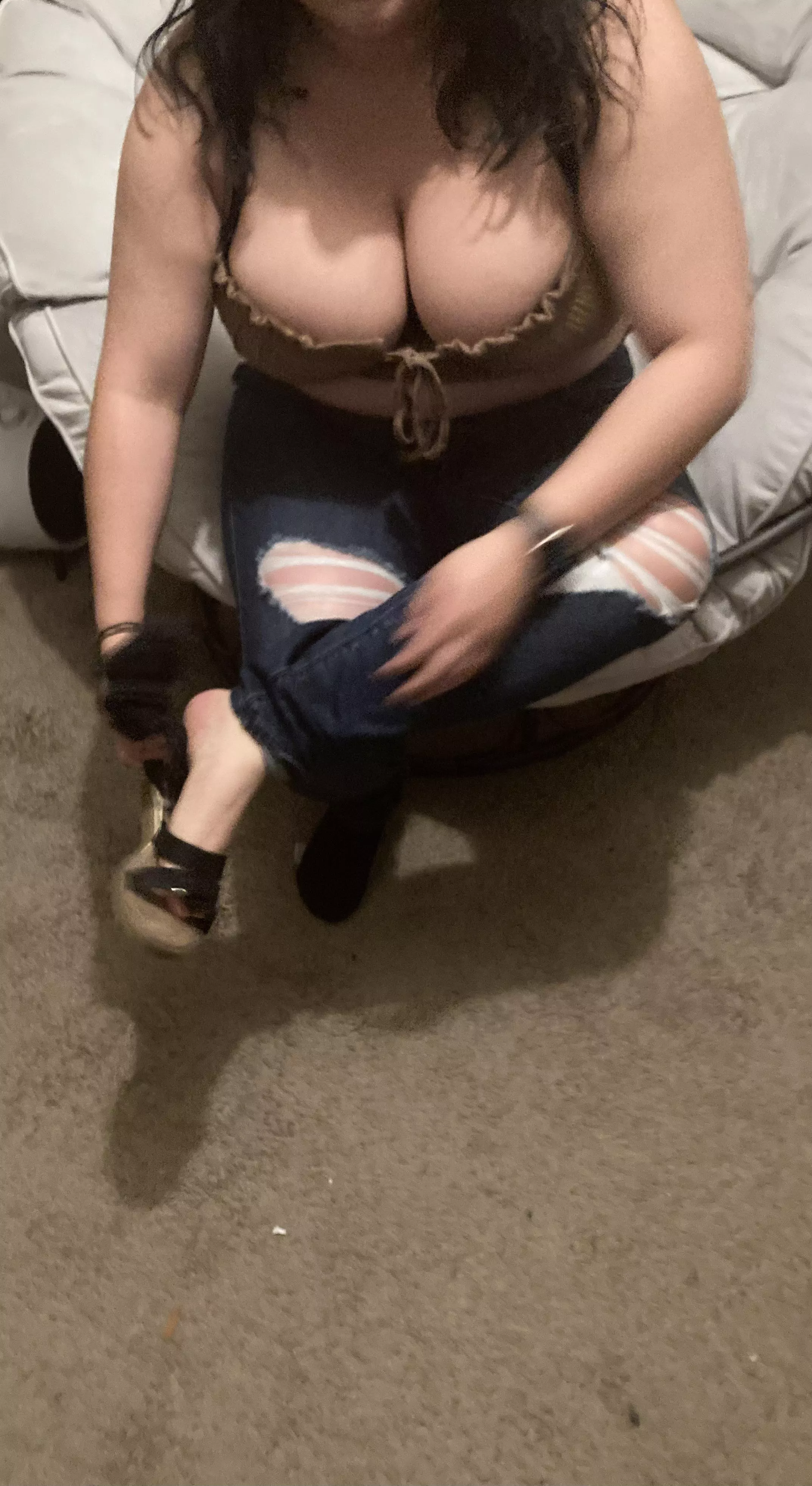 Got caught in the middle of changing