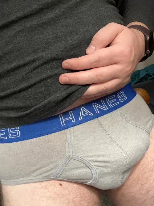 Hard to hide in briefs….