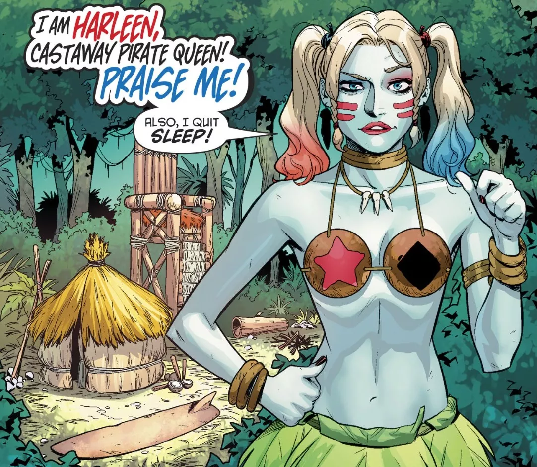 Harleen, Castaway Pirate Queen [Harley Quinn (2016) #65]