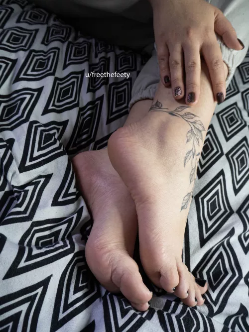 How about a foot rub? Would you be so kind to me? 🥰