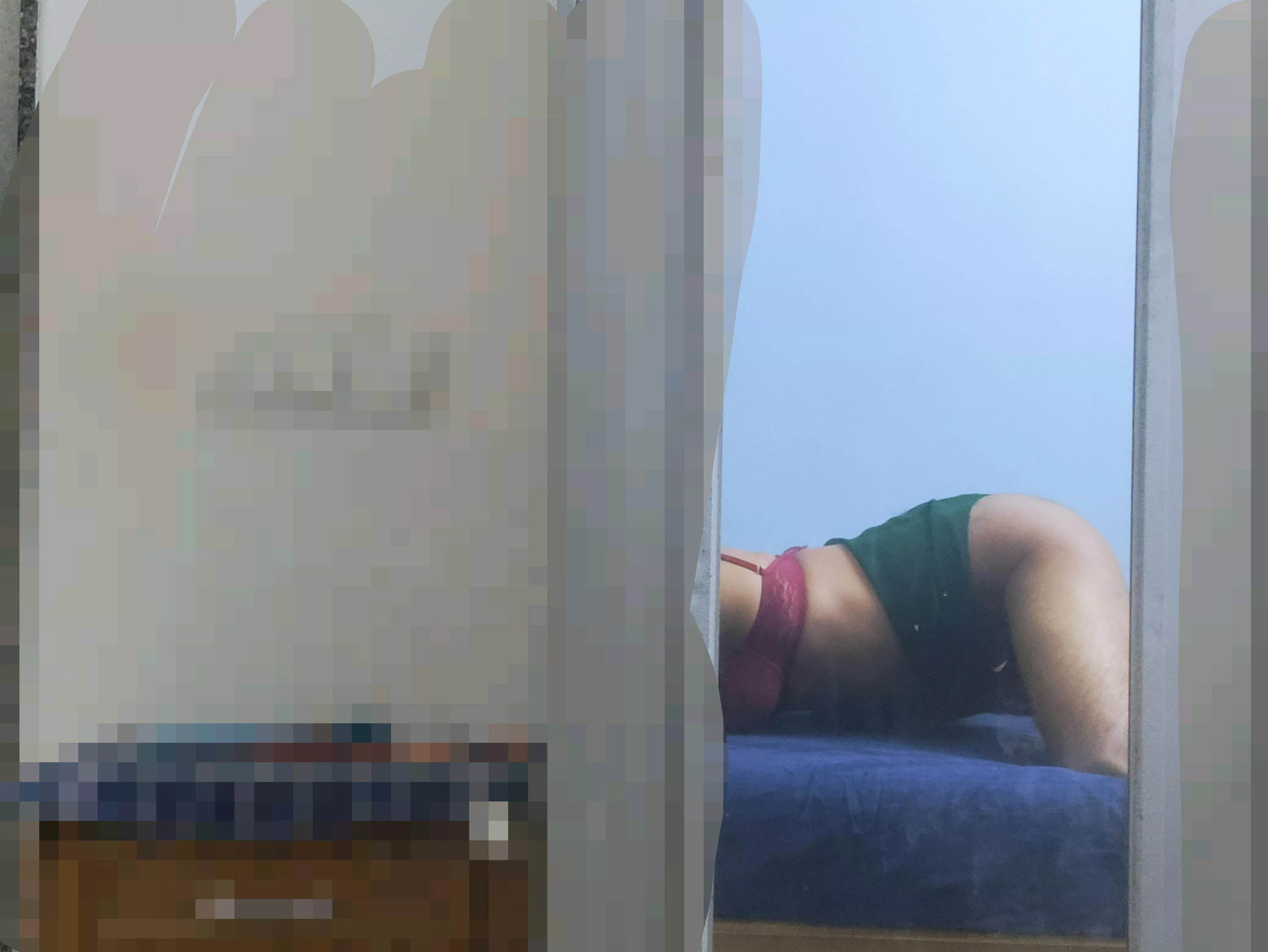 Imagine this ass waiting for your cock on your bed after you come back home!